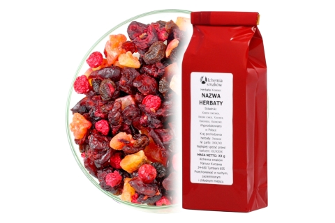 Herbata Owocowa AMBROZJA (OT) (50g) Bez Hibiskusa | Owocowa Rozkosz Smaku!